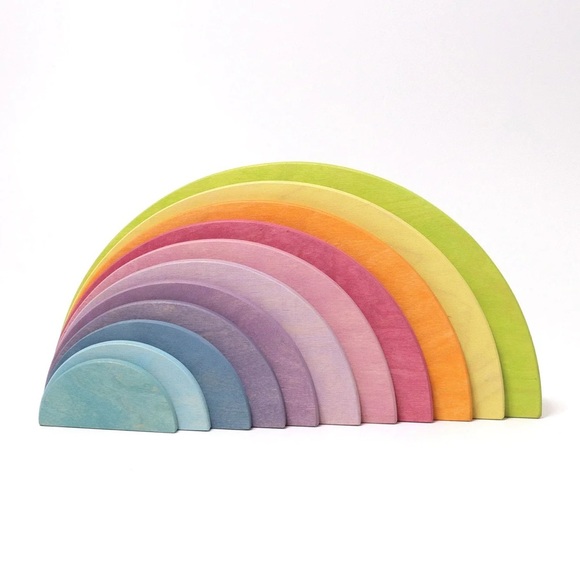 Grimm's Rainbow Pastel Semi Circles​ - Picture 2 of 16